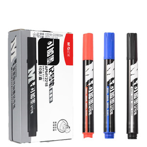 Marcador Chen Guang APMY2218 de 12 mm, Tinta Permanente a Base de Aceite, Negra, Resistente al Agua, Recargable, para Uso Logístico - Product Image 2