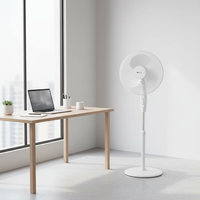 Ventilateur sur pied puissant de 16 pouces, best-seller des marchés européens, avec grille métallique, pour hôtel et usage domestique, réglage mécanique.