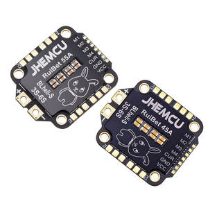 Ventes chaudes JHEMCU RuiBet 55A BLHELI_S Dshot600 4 en 1 ESC sans balais 3-6S 30.5X30.5 Métal M4 Contrôleur de vol RC Drone - Product Image 6