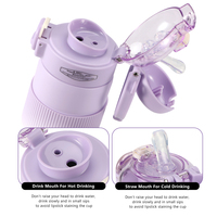 Gourde isotherme personnalisée avec logo, 700 ml, double paroi en acier inoxydable, étui en silicone, classique pour boissons chaudes et froides