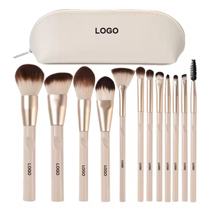Juego <span class=keywords><strong>de</strong></span> <span class=keywords><strong>Brochas</strong></span> <span class=keywords><strong>de</strong></span> <span class=keywords><strong>Maquillaje</strong></span> Profesional <span class=keywords><strong>de</strong></span> Lujo <span class=keywords><strong>de</strong></span> 12 Piezas con Logotipo Personalizado, <span class=keywords><strong>Brochas</strong></span> <span class=keywords><strong>de</strong></span> Pelo <span class=keywords><strong>de</strong></span> Cabra con Mango <span class=keywords><strong>de</strong></span> Madera <span class=keywords><strong>para</strong></span> Rostro <span class=keywords><strong>y</strong></span> Ojos - Product Image 1