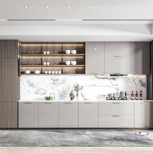 Armoire de cuisine de luxe prête à monter armoire de cuisine moderne ensemble de meubles de cuisine - Product Image 6