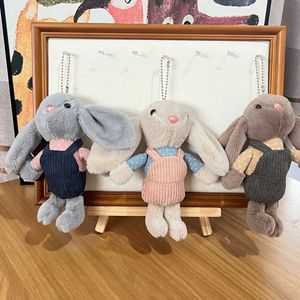Đồ chơi dễ thương Dài Tai Thỏ Keychain khuyến mãi Thú nhồi bông đồ chơi sang trọng túi quyến rũ Mặt dây chuyền búp bê bán buôn Bunny sang trọng móc khóa - Product Image 1