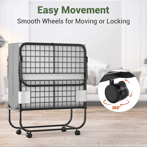 Letto <span class=keywords><strong>pieghevole</strong></span> <span class=keywords><strong>con</strong></span> <span class=keywords><strong>materasso</strong></span> letto per ospiti a scomparsa portatile letto <span class=keywords><strong>pieghevole</strong></span> letto <span class=keywords><strong>pieghevole</strong></span> <span class=keywords><strong>materasso</strong></span> in Memory Foam da 5 pollici - Product Image 3