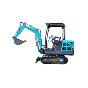 Miniexcavadora de tipo oruga, compacta, de color verde, para uso en jardines y huertos. - Product Image 5