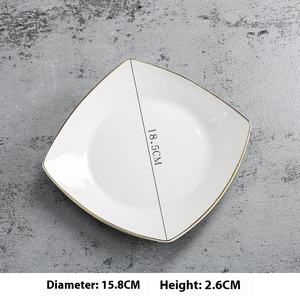 أطباق تقديم سيراميك بنمط كلاسيكي عالي الجودة أطباق فخارية مناسبة للفنادق والتخييم عيد الهالوان والشكر - Product Image 2