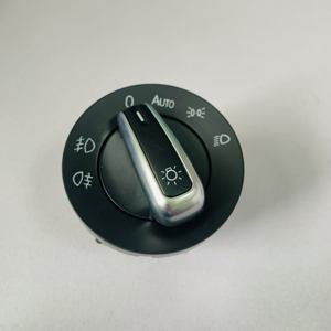 CSH Interrupteur de phare de haute qualité avec interrupteur sensible noir/chrome (mat) OEM 5ND941431BXSH 3C8941431A 35D941431 - Product Image 2