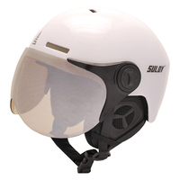 Casque de ski avec visière certifié CE EN 1077, anti-buée, double lentille, pour le ski et le snowboard, stock UE, livraison rapide