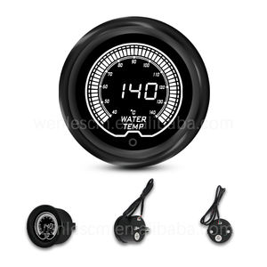 Wenle New 2\" 52mm <span class=keywords><strong>EVO</strong></span> 7 Warna LCD <span class=keywords><strong>Meter</strong></span> untuk Pengukur Suhu Air Mobil 40-140 Celcius dengan Sensor - Product Image 6