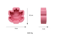 Moule à glace en silicone 3D Feuille d'érable, créatif, souvenir de ville, pour sucettes glacées et chocolat artisanal DIY