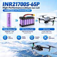 Linkdata INR21700S-65P 6500mAh 52A Sel Li-ion -40 ℃   Mampu Menahan Suhu Ultra Rendah, Kapasitas Tinggi 3.6V untuk Paket E-Bike & Robotika