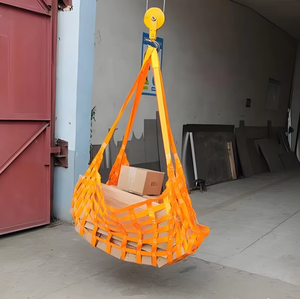 Filet <span class=keywords><strong>de</strong></span> levage industriel en polyester 3x3m et 3,5x3,5m, capacité 1-3t, pour <span class=keywords><strong>quai</strong></span> et port, protection plate multi-spécifications - Product Image 6