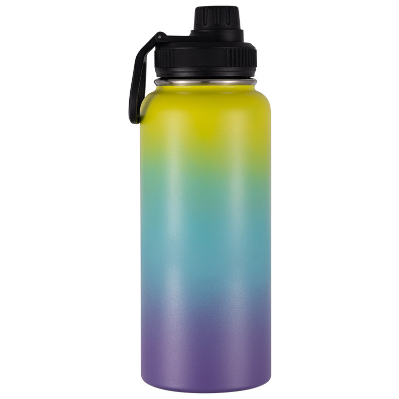 Jaune + bleu dégradé (40OZ)