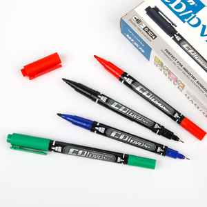 Gxin G-107A Đôi Đầu Đôi Đôi Đôi Tip Vĩnh Viễn Đánh Dấu CD/DVD Dầu Dựa Dựa Mịn Bằng Văn Phòng Rượu Bút Đánh Dấu Vĩnh Viễn Cho Văn Phòng - Product Image 6