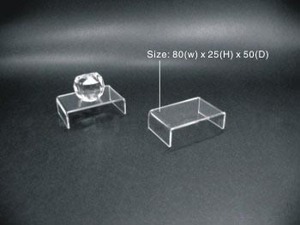 Plateau de présentation en acrylique transparent, support clair pour la photographie, les ornements et les arrière-plans - Product Image 5