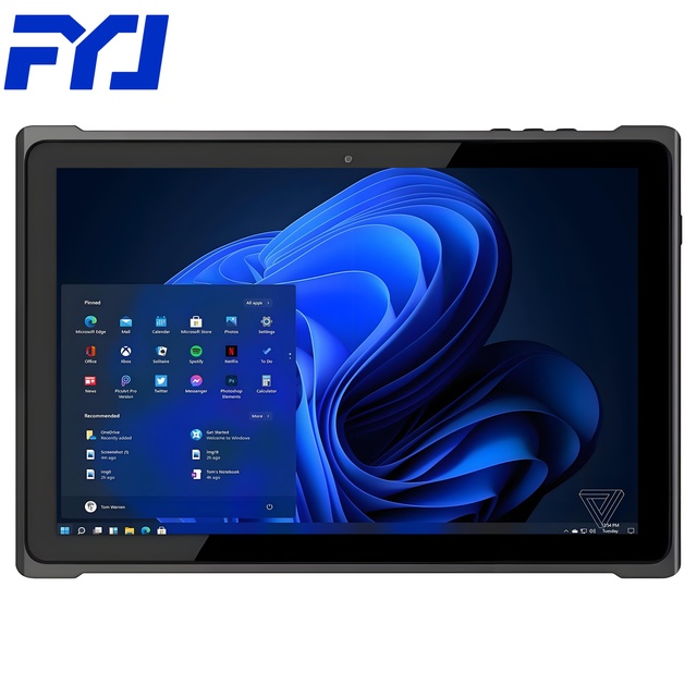 2025 New FYJ-F9837 Tablet PC Qualcomm 10.1Inch Handheld Computer Waterproof Windows 11 Wall Mount Thin Desktop PC Pda