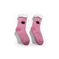 Calcetines Antideslizantes con Diseño de Puntos para Mujer, Listos para Enviar
