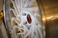 Jantes de voiture HOP personnalisées forgées en deux parties en alliage d'aluminium, design concave à 5 trous, finition noire, ajustement universel