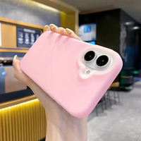 Casing Ponsel Premium Fleksibel dari Silikon Jelly untuk iPhone 16 Pro Max