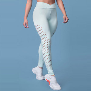 <span class=keywords><strong>กางเกง</strong></span>โยคะรัดรูปผู้หญิง Bestex Custom Ball Laser Cut เนื้อผ้านุ่มละมุน กระชับสัดส่วน ช่วยลดเซลลูไลท์ <span class=keywords><strong>ยก</strong></span>กระชับสะโพก - Product Image 2