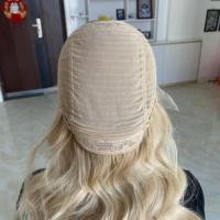 Pelucas Balayage Rubio Ceniza de Cabello Humano, Pelucas Frontales de Encaje HD Sin Pegamento, Cabello Virgen Europeo Natural, Pelucas Médicas de Encaje Completo, Listas para Enviar
