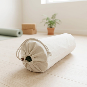 Sac de rangement en coton biologique avec cordon de serrage, pochette anti-poussière en toile, impression personnalisée, emballage cadeau pour tapis de yoga, 70 cm de long, unisexe - Product Image 4