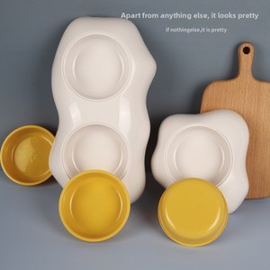 Set di Ciotole per Animali Domestici Surepawzy a Forma di Tuorlo d'Uovo per Gatti e Cani di Piccola Taglia, Opzioni Singole/Doppie, Ciotole per Cibo e Acqua, Vendita all'Ingrosso - Product Image 2