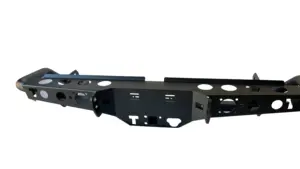 Parachoques Trasero Todoterreno 4x4 de Alta Calidad para Toyota Hilux <span class=keywords><strong>Vigo</strong></span> 2005-2014, Piezas Nuevas de Acero para Automóvil con Recortes para Luces Antiniebla - Product Image 3