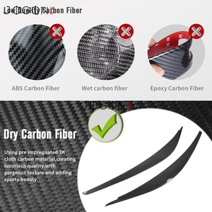 Cubierta de Tira Decorativa para Faros Delanteros Toyota <span class=keywords><strong>GR</strong></span> <span class=keywords><strong>Yaris</strong></span> GXPA16 2025 2026, Fibra de Carbono Real, Embellecedor Exterior para Párpados de Faros Delanteros - Product Image 6