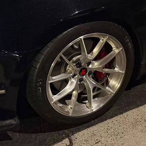 Jantes forgées <span class=keywords><strong>Y</strong></span>-Spoke 5 branches brossées argentées Apex VS-5RS 18 pouces 5x114.3 légères pour Honda Civic Type <span class=keywords><strong>R</strong></span> Toyota 86 - Product Image 6