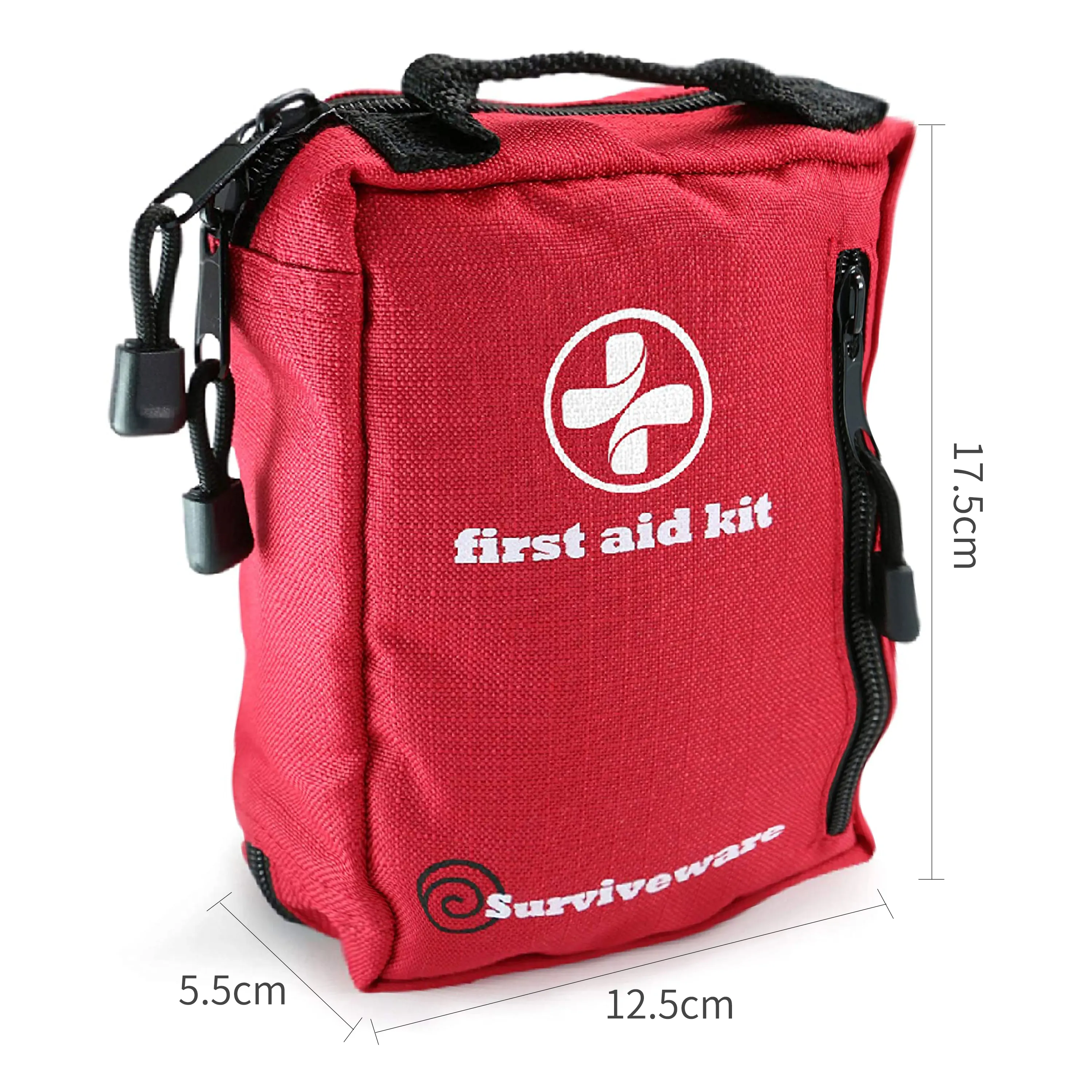 600D Ripstop polyester material Molle compatible Survival first aid kit emergency kit for trucks cars camping office outdoor