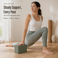 Lot de blocs de yoga en EVA en gros, briques en mousse haute densité pour Pilates et fitness, 230x150x75mm, 280g, résistant à l'humidité, OEM ODM