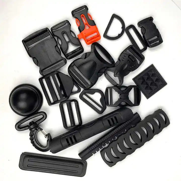 Factory cheap price wholesale a ring side release adjustable recycled plastic buckle accessories buckles for bags