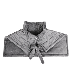 Manta Eléctrica Mini de Franela con Soporte Lumbar y de Hombros, Almohadilla Térmica de Gravedad Pesada para Terapia de Calor Húmedo y Calentamiento Corporal - Product Image 3