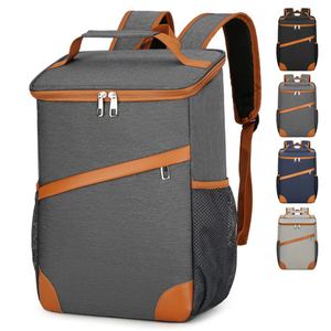 Sac à dos isotherme personnalisé en toile imperméable pour pique-nique, glacière souple pour le déjeuner, idéal pour la gym et l'extérieur - Product Image 1