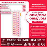 IDEATHERAPY Protection contre la surchauffe, 9 ondes musicales, Bluetooth et application, thérapie par lumière infrarouge, thérapie par lumière LED, panneau de thérapie par lumière rouge