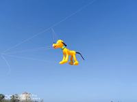Cerf-volant gonflable souple en nylon chinois de 3,5 m pour la plage, en vente