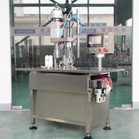 Machine de remplissage d'aérosols semi-automatique pneumatique pour bouteilles en plastique et en métal pour aliments et boissons, nouveau modèle 2021