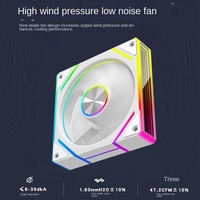 Ventilateur de boîtier PWM pour PC de bureau Prism 9 Pro, 12 cm, refroidissement silencieux 30dBA, roulement fluide, 50000 heures, Mystic Light-Sync ARGB