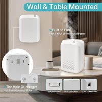 Diffuseur d'huiles essentielles intelligent sans eau, à piles, mural, en plastique, contrôlé par application, pour la maison, l'hôtel, le spa