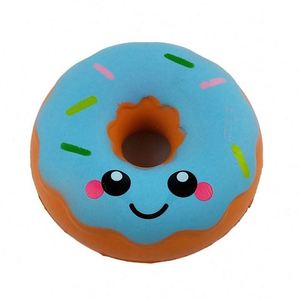 Juguete de Plástico Blando de Donut de Levantamiento Lento, Novedoso Juguete Sensorial Antiestrés para Aliviar el Estrés, Donut Suave para Apretar, Juguete Elástico para Ventilar el Estrés - Product Image 2