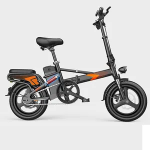 Портативный Дешевый Электрический мини-велосипед, 14 дюймов, складной электровелосипед 48 В 350 Вт, маленький Электрический скутер, складной велосипед