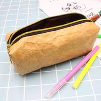 Trousse à crayons ultralégère tendance, trousse à cosmétiques avec fermeture éclair, trousse à maquillage simple, étui à stylos