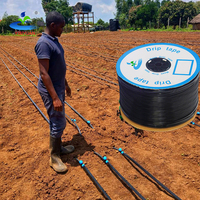 Kit complet de système d'irrigation goutte à goutte pour acres, filtre à eau 5/3 pouces, ruban d'irrigation goutte à goutte 16 mm