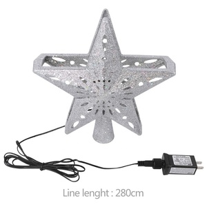 Ourwarm Wholesale Decoration Ornaments Led Christmas <strong>Tree</strong> Star <strong>Topper</strong> - Product Image 4