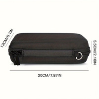 Étui de voyage EVA de grande capacité pour Nintendo Switch 2/OLED/Lite/PS Vita Portable Zipper Micro SD Card Switch Game Card Organizer