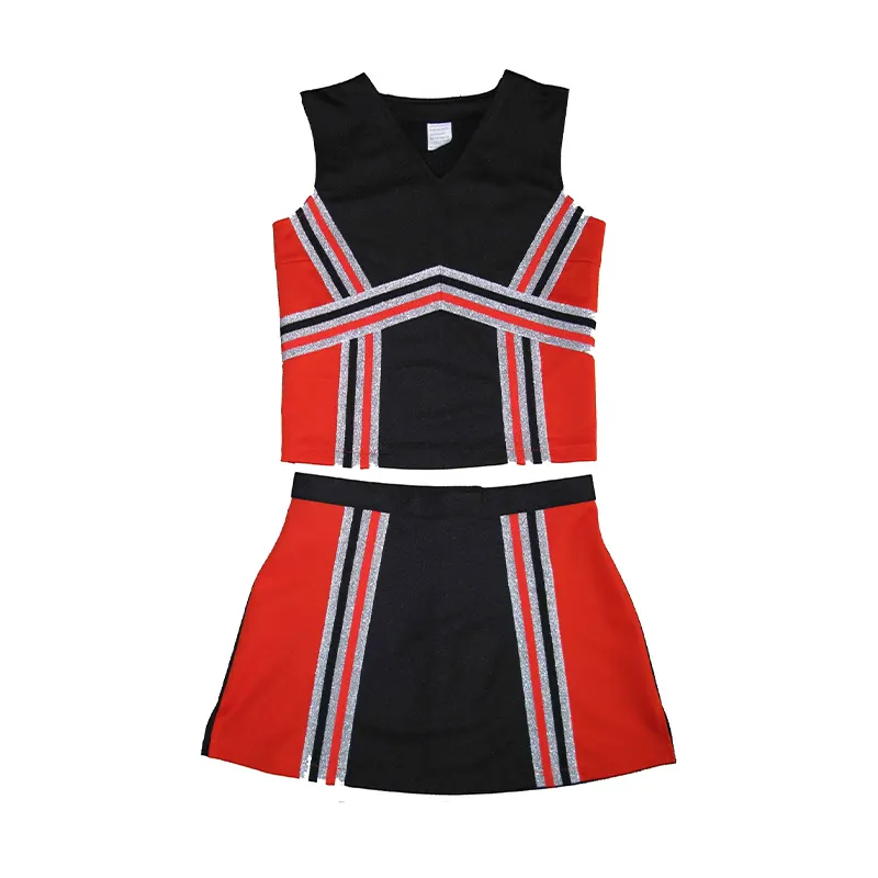 Uniforme de cheerleading pour filles de taille multiple Uniformes de cheerleading personnalisés en Chine