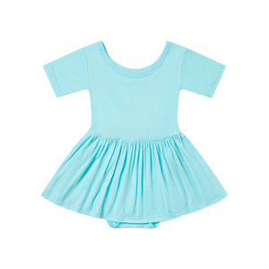 Stampa personalizzata del bambino estate vestito di bambù <span class=keywords><strong>per</strong></span> bambine tuta tutina abito a maniche corte a spirale vestito <span class=keywords><strong>per</strong></span> <span class=keywords><strong>neonata</strong></span> - Product Image 2