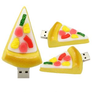 Pendrive USB con Forma de <span class=keywords><strong>Hamburguesa</strong></span> de Dibujos Animados, Memoria USB de 4GB 8GB con Forma de Pan/Pizza, Memoria USB de PVC con Forma de Comida/Vegetales/Tarta - Product Image 5