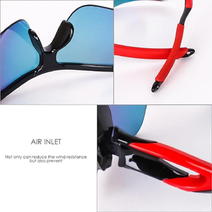 Gafas de Sol Deportivas para Adultos, Lentes de PC con Marco Multicolor, para Ciclismo y Béisbol, Entrega Rápida del Fabricante - Product Image 4